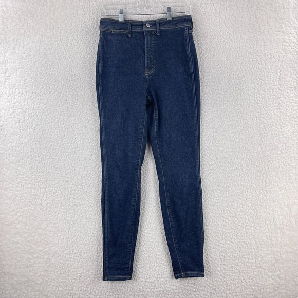 Everlane Blue Denim The Way High Skinny‎ Jean Womens Dark Wash Casual Size 28 - Picture 1 of 16
